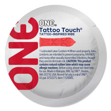 ONE Tattoo Touch Red — з ребристою поверхнею у вигляді тату