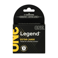 Презервативи ONE Legend Extra Large 3 шт Презервативи ONE Legend Extra Large 3 шт