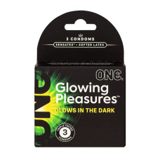 Презервативи ONE Glowing Pleasures 3 шт Презервативи ONE Glowing Pleasures 3 шт
