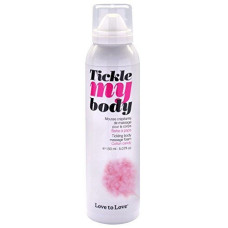 Масажна піна Love To Love Tickle My Body Cotton Candy (солодка вата) 150 мл зволожувальна