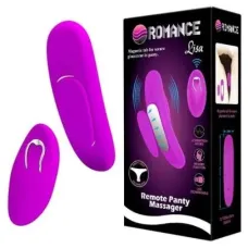 Стимулятор клітора з пультом ДК ROMANCE LISA USB, фіолетовий