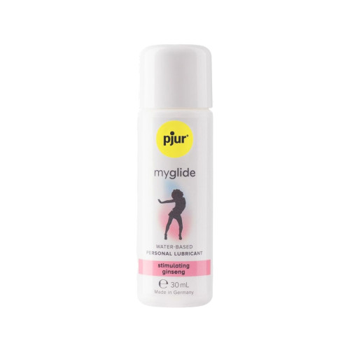 Збуджуючий лубрикант на водній основі pjur my glide, з женьшенем, зігріває (30 мл)